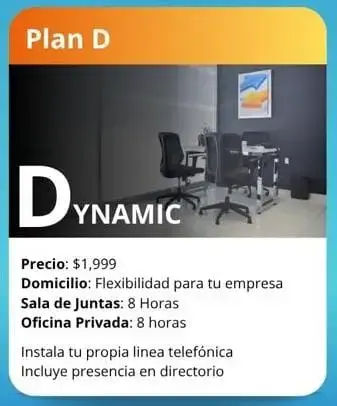 Renta de oficina virtual ejecutiva - paquete d