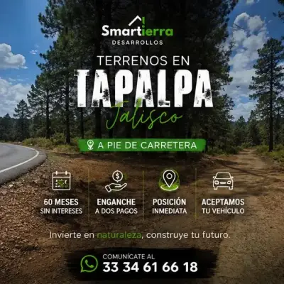 Terrenos en Tapalpa Jalisco en una de las zonas más buscadas