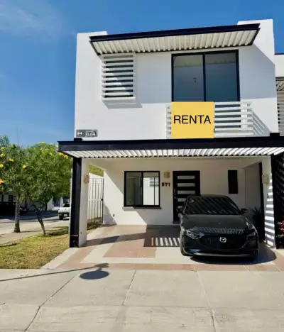 Hermosa casa en renta en ámberes residencial | en esquina co