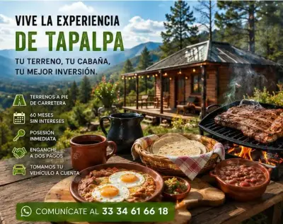 Inversión garantizada en Tapalpa Jalisco