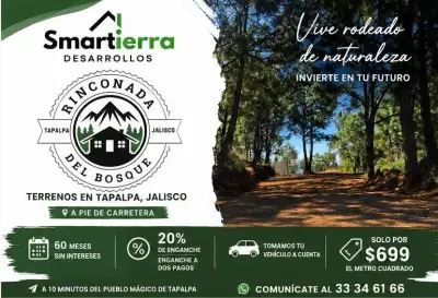 Terrenos en Tapalpa Jalisco donde la naturaleza y la inversi