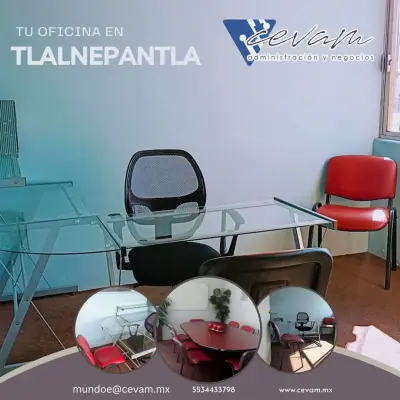 Oficinas físicas, virtuales y salas en tlalne