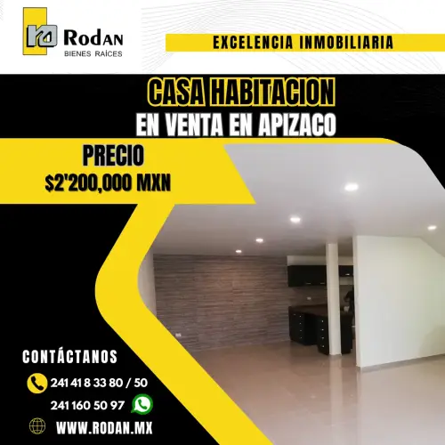 Casa en venta en Apizaco