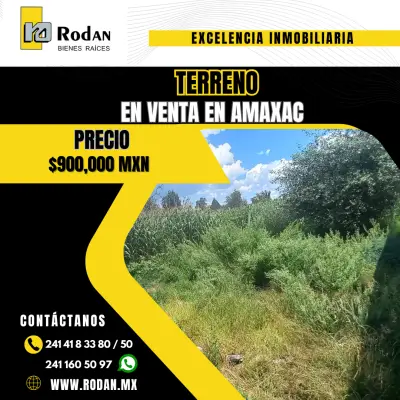 Terreno en venta en amaxac