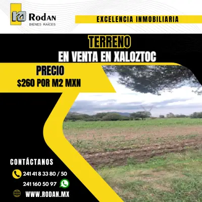 Terreno en venta en xalostoc