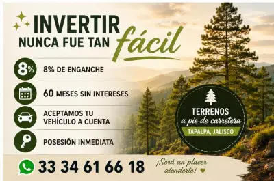 Terreno en venta en Tapalpa