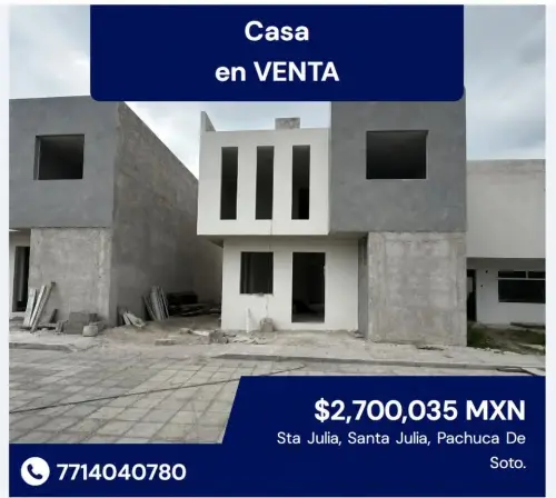 Casa en venta Pachuca hgo