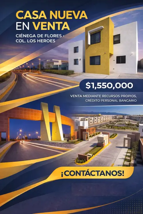 Casa en venta - Ciénega de Flores, n.L