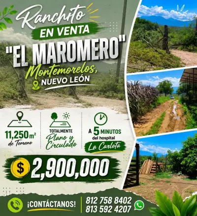 Ranchito en venta. Montemorelos, Nuevo Leon