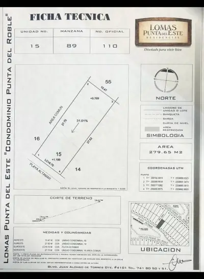 Terreno en venta | lomas punta del este | clúster punta del