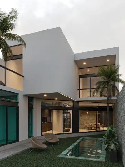 Casa modelo aqua 09  a solo 5 minutos de la playa