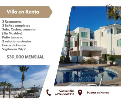 Villa en puerta de hierro csl