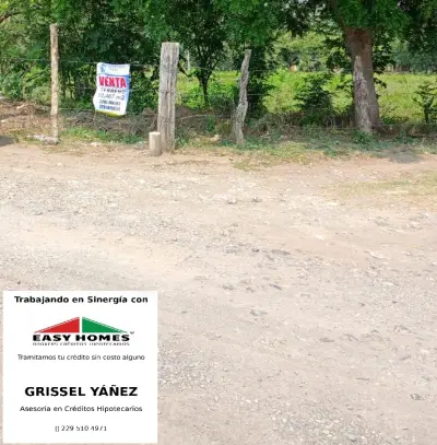 Venta terreno 10,466 m2 a 1 km cerca poblado paso del toro