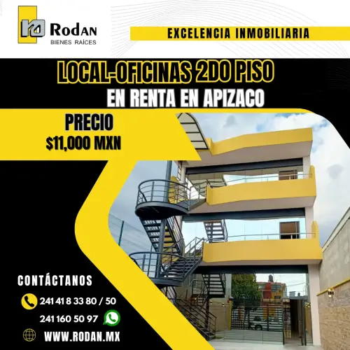 Local-oficina en renta en Apizaco