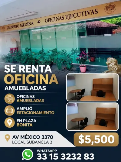 Renta oficinas trato directo