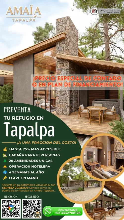 🌲 preventa exclusiva en Tapalpa – cabañas fraccionales