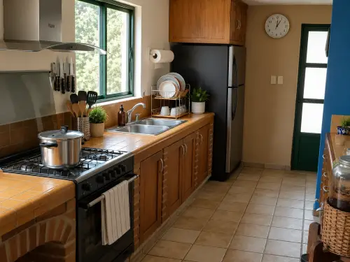 Gran casa en amplio terreno en un solo nivel con bungalow