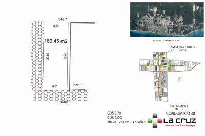 Venta terreno en la cruz de servicos