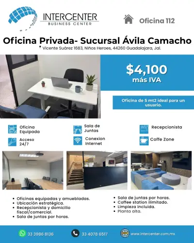Renta oficina privada