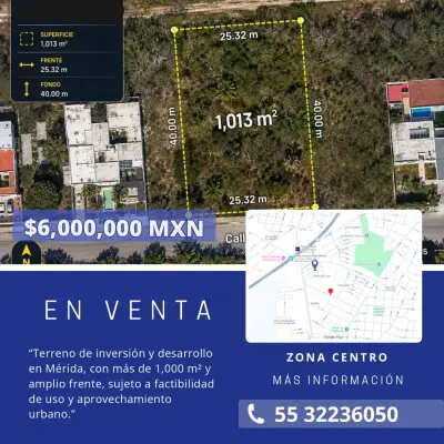 🔥 invierte en Mérida | oportunidad para desarrolladores