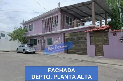 Departamento en renta en planta alta en nanchital
