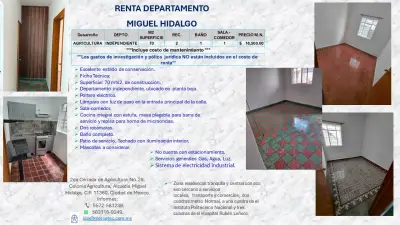 Renta departamento hermoso