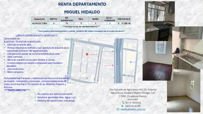 Renta hermoso departamento