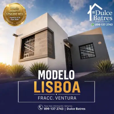 Modelo lisboa - fracc ventura, Reynosa