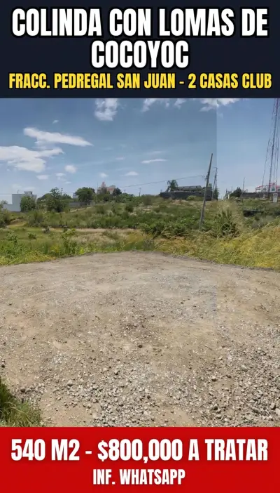 Se remata 2 terrenos juntos en total 540 m2 por el precio de