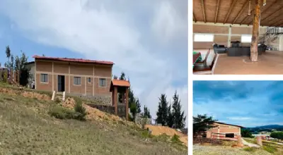 Bella casa de campo, acaxochitlán,hgo;lista para escriturar.
