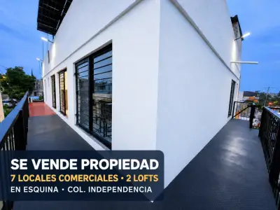 Propiedad 7 locales y 2 mini departamentos en esquina