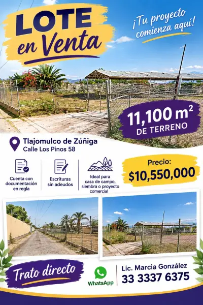 Lote en venta – gran oportunidad de inversión!