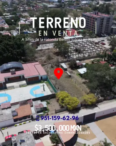 Terreno en venta en av, xoxocotlan