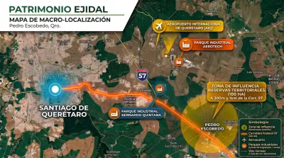 Terreno industrial y logística 100 ha carretera 57
