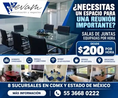 Tienes una reunión importante y aún no sabes dónde realizarl