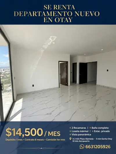 Renta departamento otay