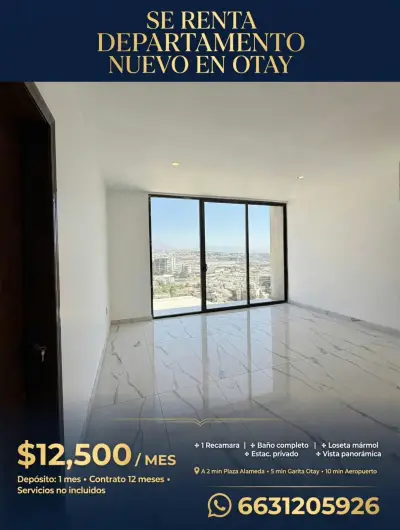 Departamento nuevo  otay
