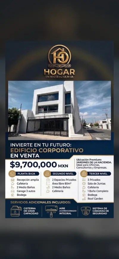 Invierte en edificio corporativo