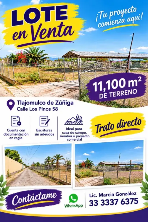 Lote en venta – gran oportunidad de inversión!