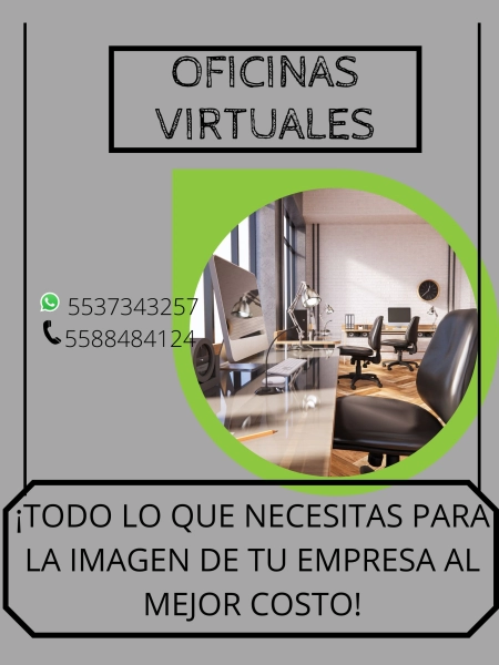 ADQUIERE UNA OFICINA VIRTUAL EN RENTA 