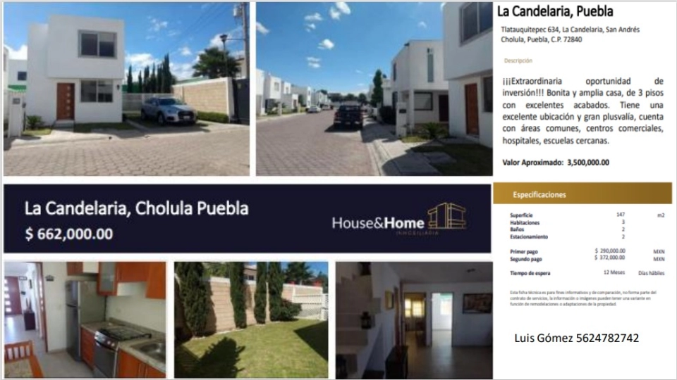 Casa de recuperación bancaria en Cholula Puebla en San Andrés Cholula -  Portal Inmuebles y mas propiedades en Mexico