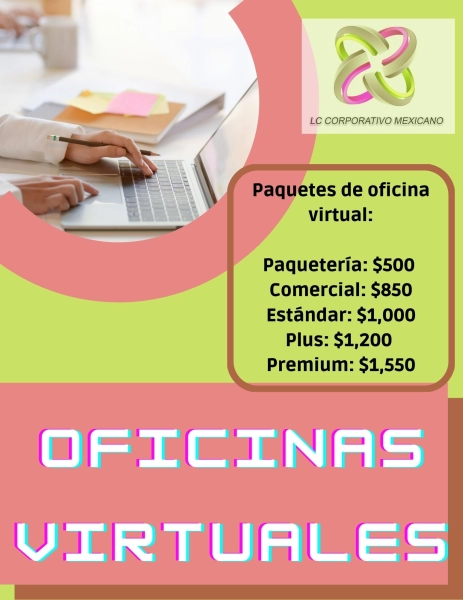 CONTRATA UNA EXCELENTE OFICINA VIRTUAL :)