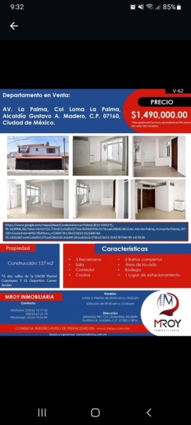 DEPARTAMENTO EN VENTA