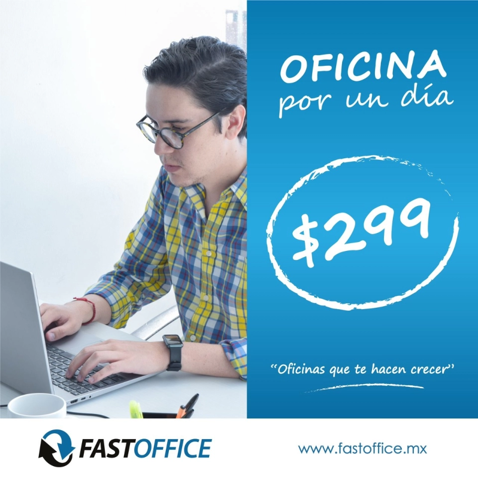 Renta de Oficina por dia a solo $299 en Col. Mexicalzingo