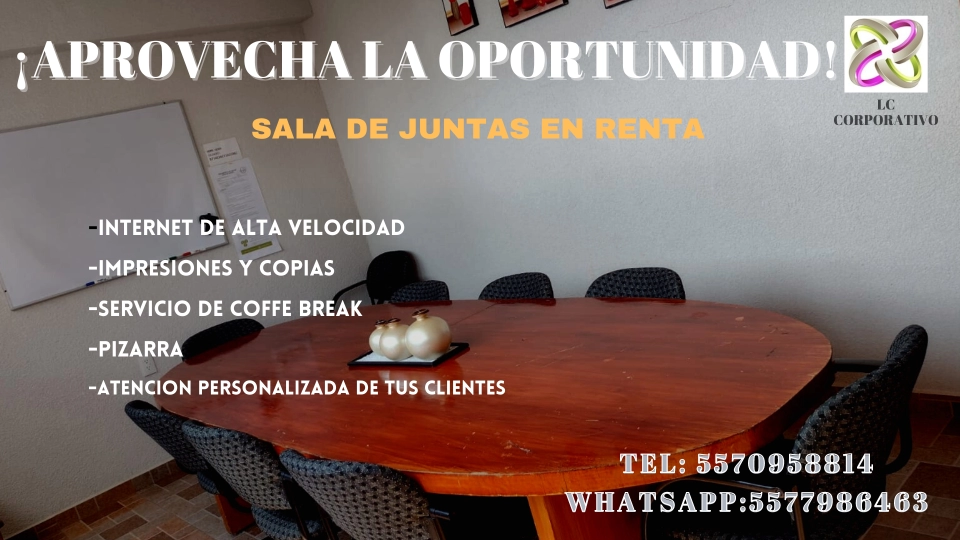 El lugar ideal para tus reuniones de negocios