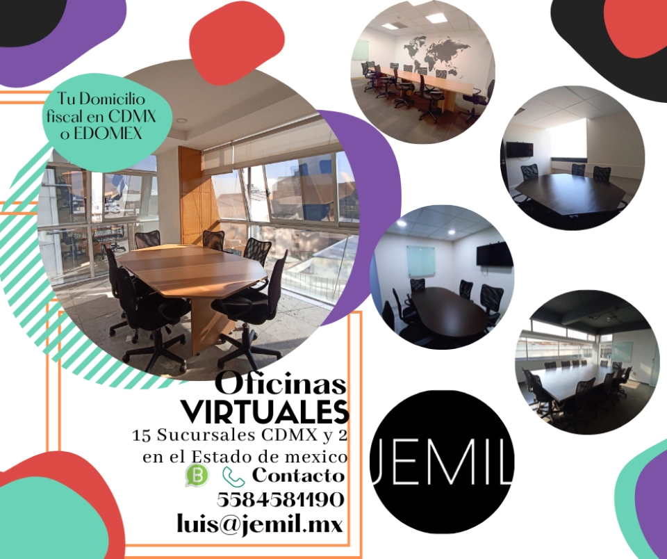 Renta de oficinas virtuales desde $800 pesos más IVA