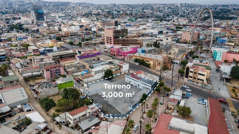Venta de Terreno en Zona Centro, Tijuana, 3000m2