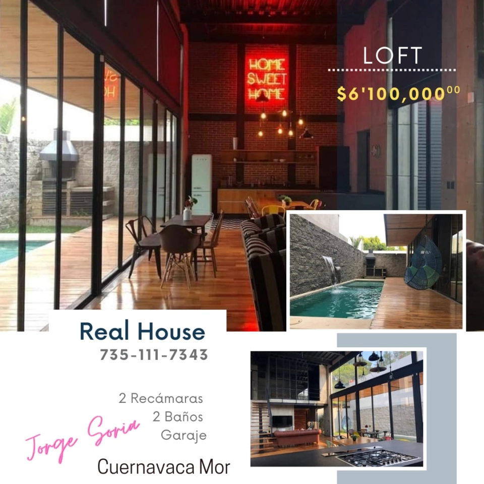 LOFT EN VENTA EN CUERNAVACA