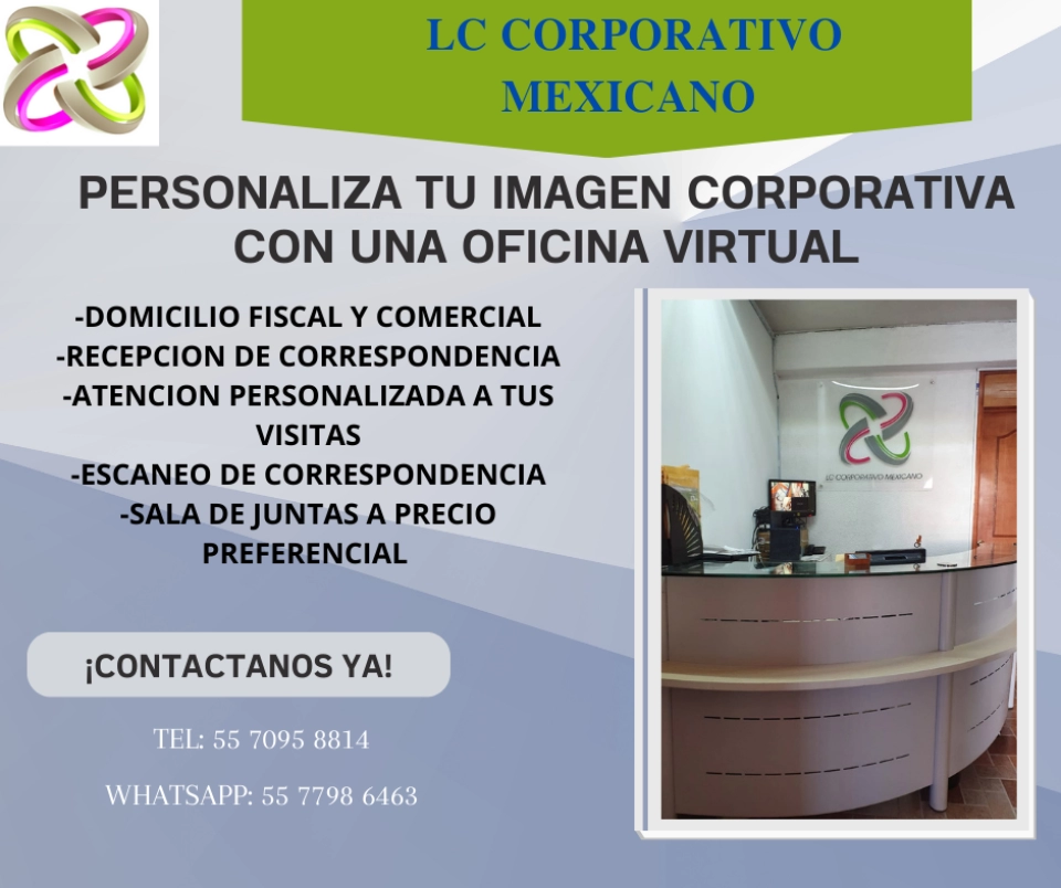 OFICINA VIRTUAL CON DOMICILIO FISCAL Y COMERCIAL 