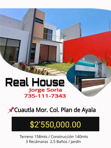 CASA EN CUAUTLA MORELOS